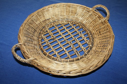 Panier ancien osier rotin - osier,