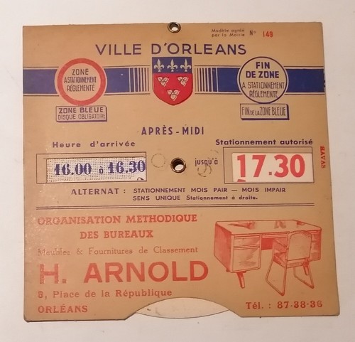 Disque stationnement ville - disque,