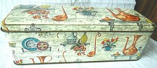   Boite vintage ancienne  tôle métal vintage années 50 / 60 Décor cuisine 