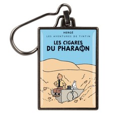 Porte-clés en métal Les Aventures de Tintin (Les Cigares du Pharaon, colorisé)