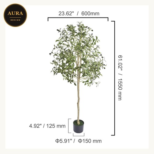 Plante olivier artificiel 5 - d'olivier,