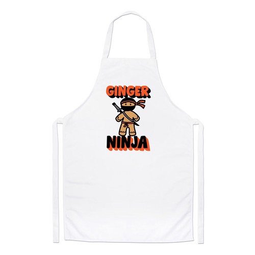 Gingembre ninja chef tablier - gingembre,