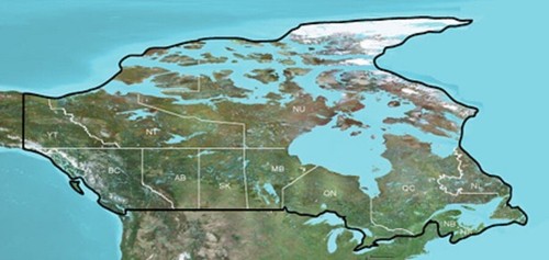 Topo canada microsd sd - canada,