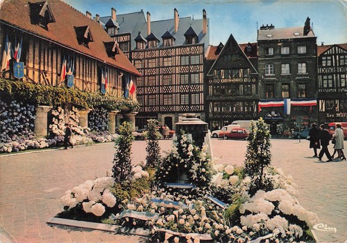 Rouen place vieux marche - place,