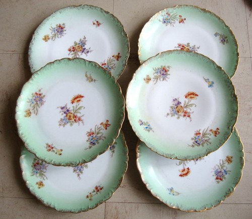 Assiettes dessert limoges - assiettes,