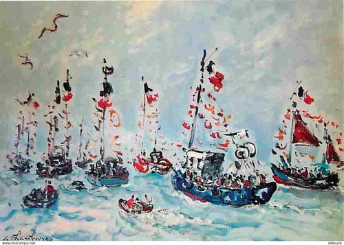 Carte postale art peinture - -,