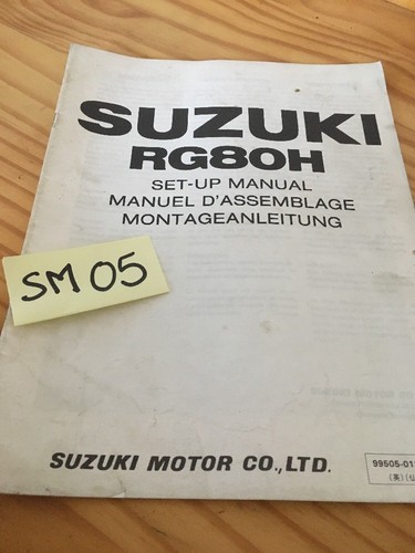 Suzuki rg80h rg80 80 - rg, 80rg