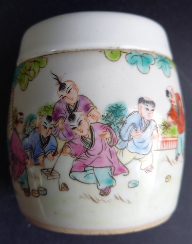 Ancienne boite pot couvert - pot,