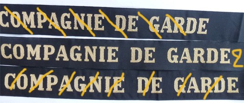 Ruban légendé compagnie - légendé, de