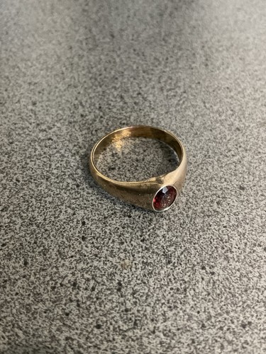 Bague pierre grenat taillée - pierre,