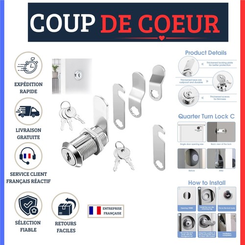 Serrure boîte aux lettres - , 16