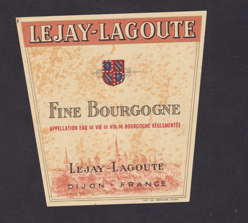 Ancienne étiquette alcool - ,