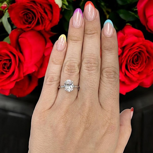Bague solitaire carat - 1,50, en