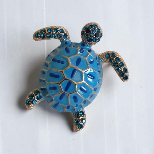 Broche épingle bijou tortue - broche,