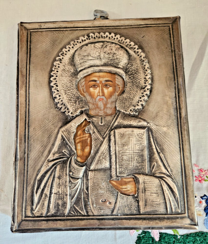 Icone byzantine peinte - peinte, main