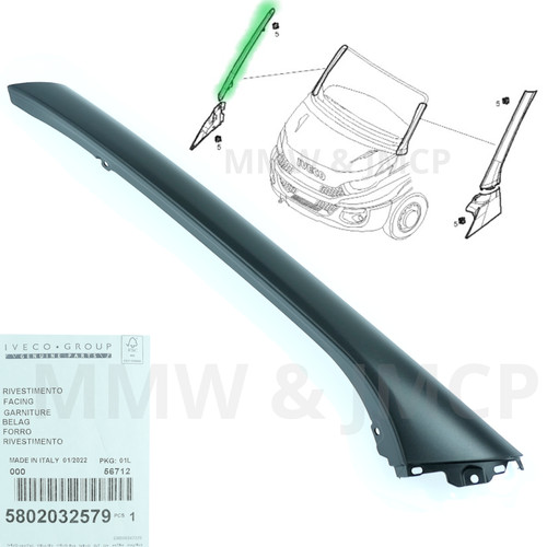 Couvre colonne iveco daily - colonne,