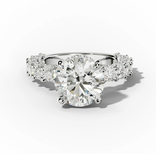 Bague fiançailles sertie - de,