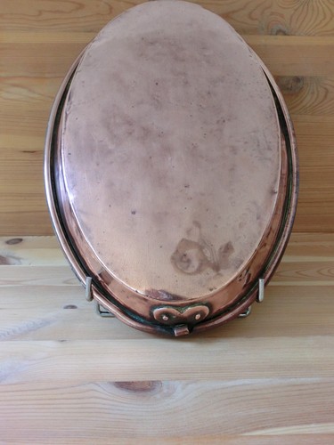 Ancien plat ovale - ovale, cuisson