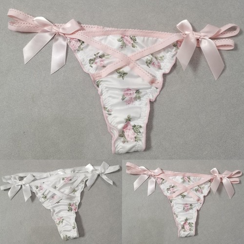 Culotte string fille satin