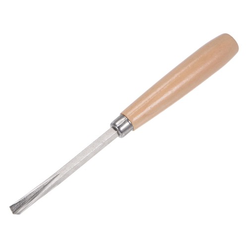 Bois couteau 8mm - bois, chrome