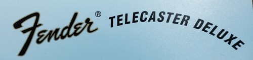 Logo fender telecaster deluxe - logo,