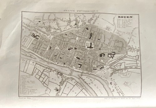 Gravure france pittoresque - france,