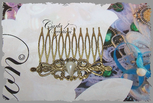 Peigne bronze bijoux - bijoux, de