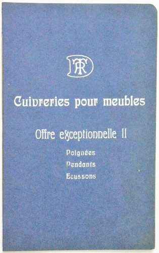 Catalogue cuivrerie de - catalogue,