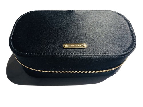 Burberry black satin zip - satin,