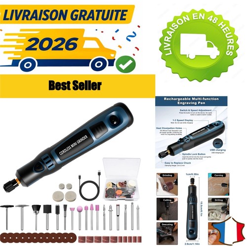 Stylo graveur électrique sans