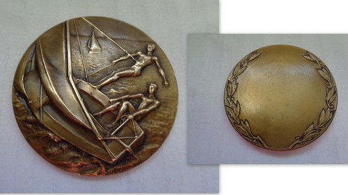 Medaille course voilier en - course, de