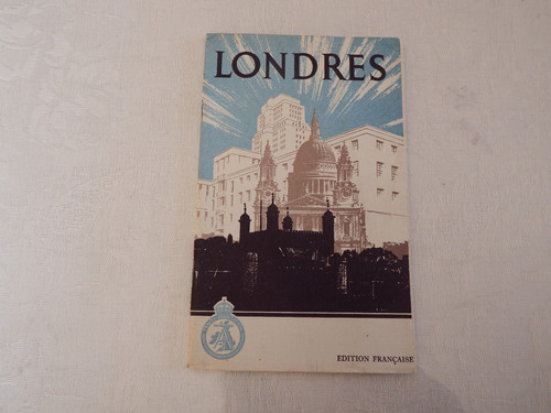 Ancien guide touristique plan - guide,
