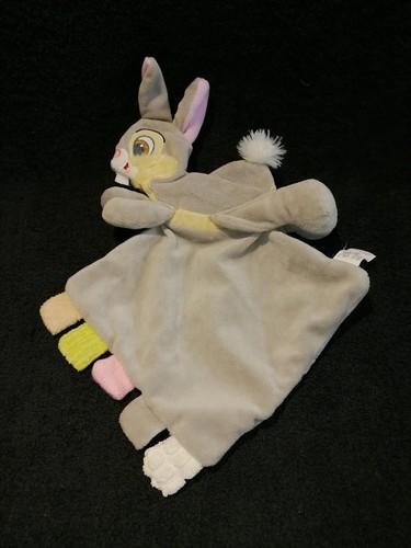 Doudou plat lapin panpan - doudou, gris