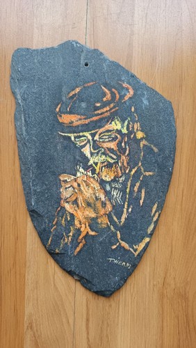 Peinture sur ardoise pirate
