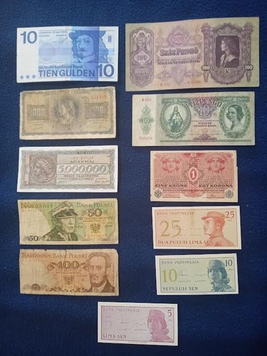 Billets banque monde - banque, du