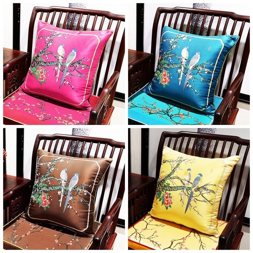 2pcs chinois broderie coussin - 2pcs,