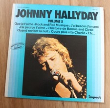 Johnny Hallyday , que je t'aime - Impact volume 5 ,  33 tours