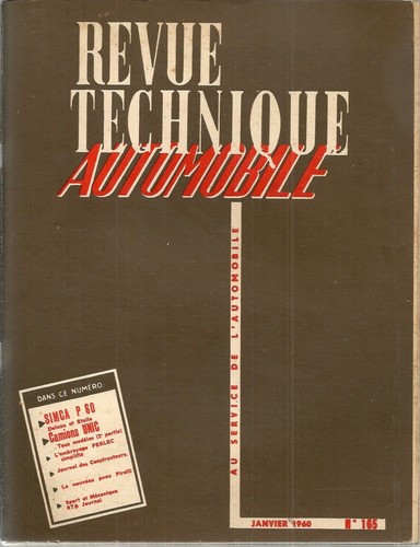 Revue technique automobile 165 - revue,