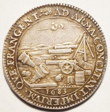 ARTILLERIE : RARE JETON ARGENT