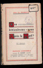 MOREUX-QUE DEVIENDRONS-NOUS APRES LA MORT-LIVRE ANCIEN RELIGION