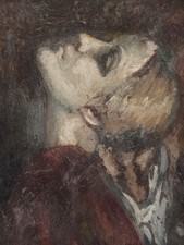 Tableau ancien art déco Russe