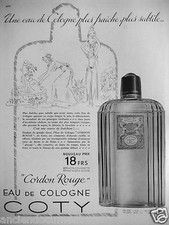 PUBLICITÉ DE PRESSE 1934 COTY