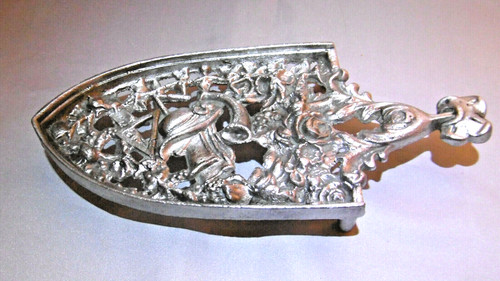 Old aluminum iron holder - aluminum,