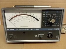 AC millivoltmeter Philips PM 2554 2 Hz-12MHz