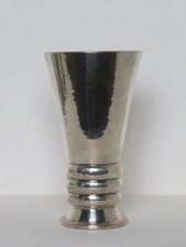 Vase gobelet argent - vase,