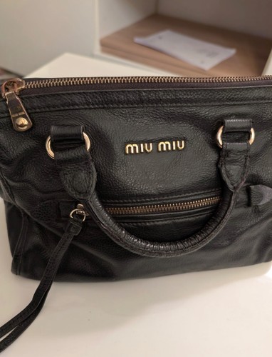 Sac miu cuir vintage - miu, en