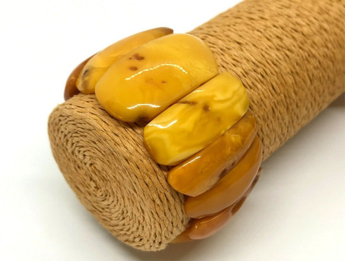 Ancien bracelet ambre - bracelet,