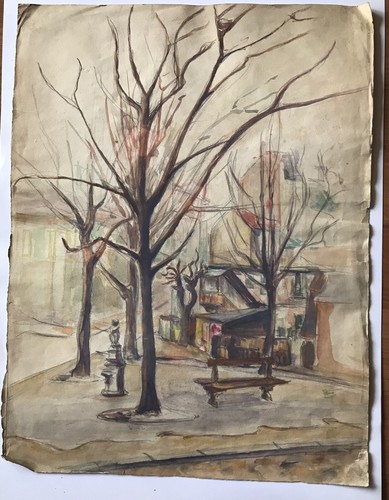 Tableau peinture aquarelle - tableau,