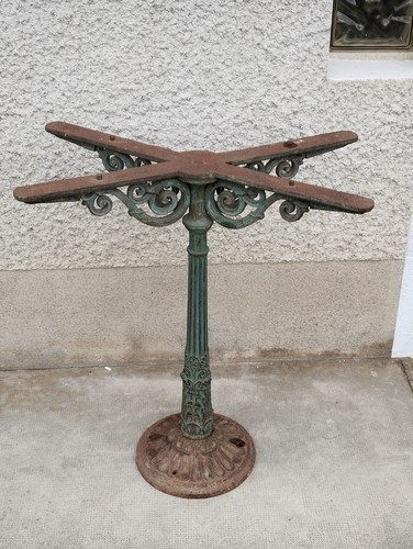 Ancien pietement fonte table - ancien,