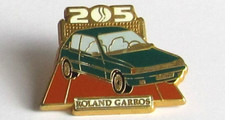 Pin's TENNIS ROLAND GARROS 205 PEUGEOT Signé Arthus Bertrand Paris Vintage #5/6